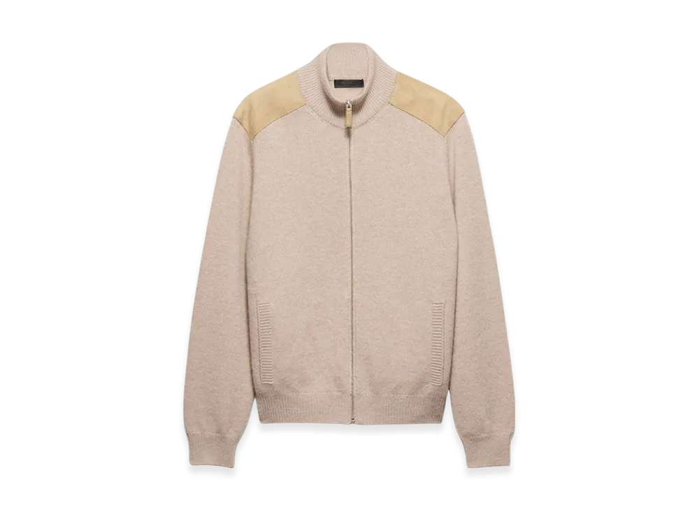 PRADA Cashmere Cardigan "Desert Beige"