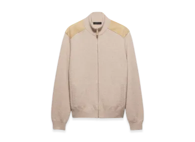 PRADA Cashmere Cardigan "Desert Beige"