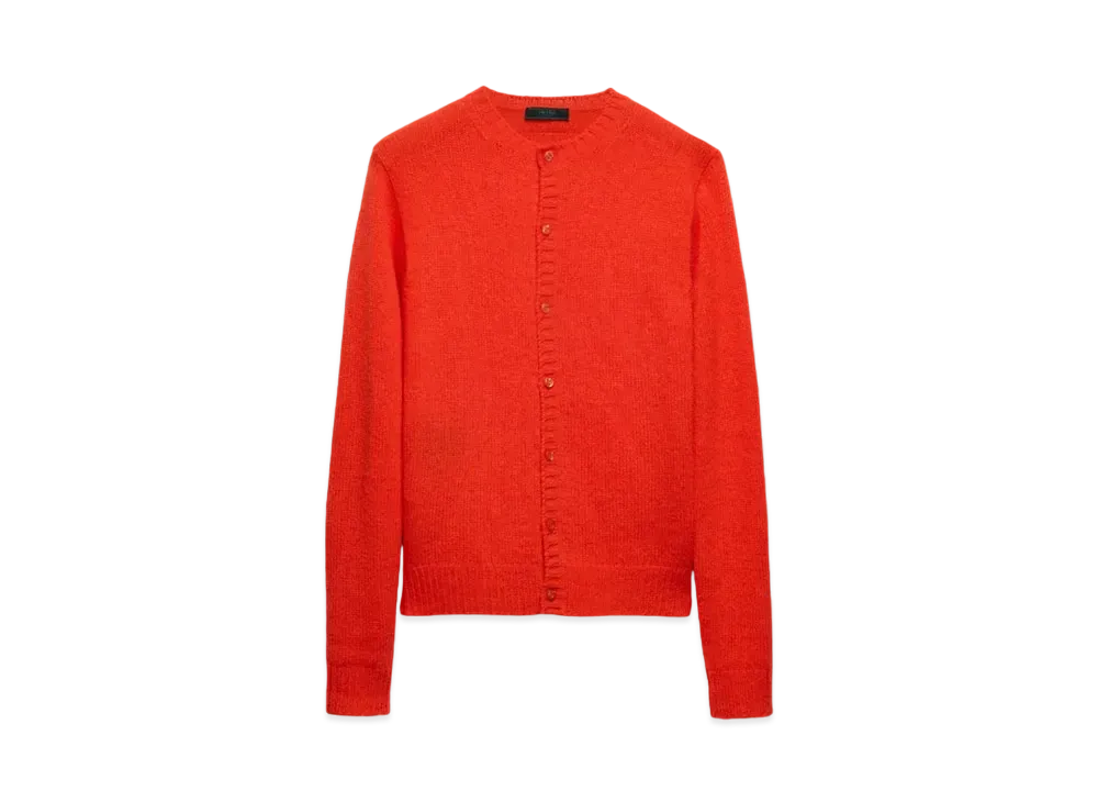 PRADA Men's Cashmere Cardigan "Red"