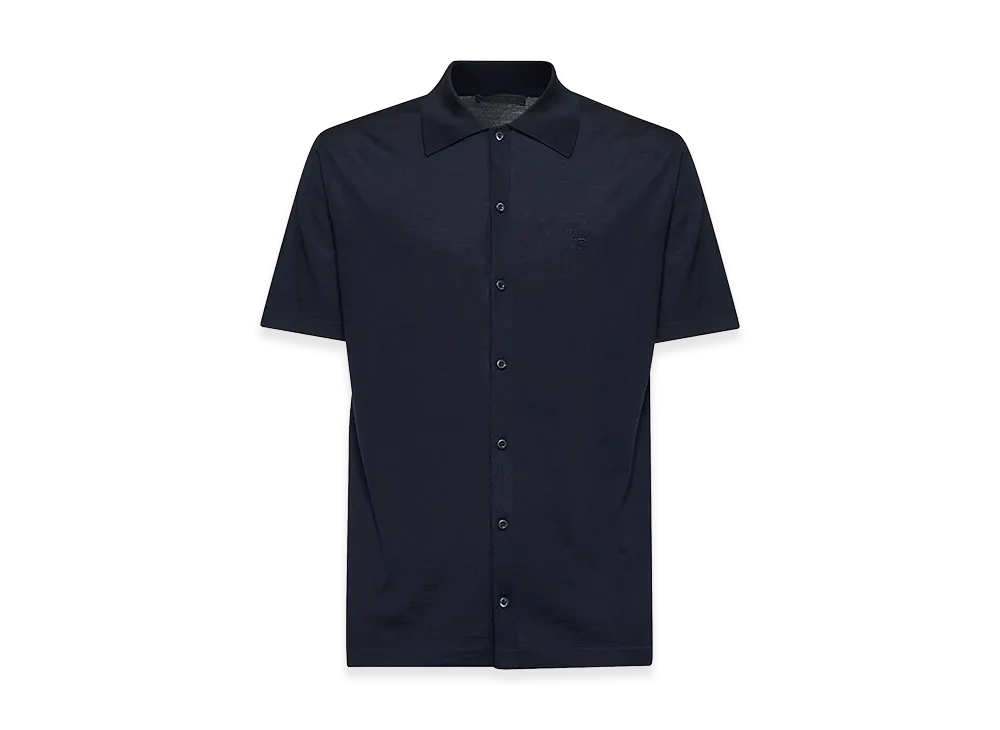PRADA Wool Shirt "Blue"