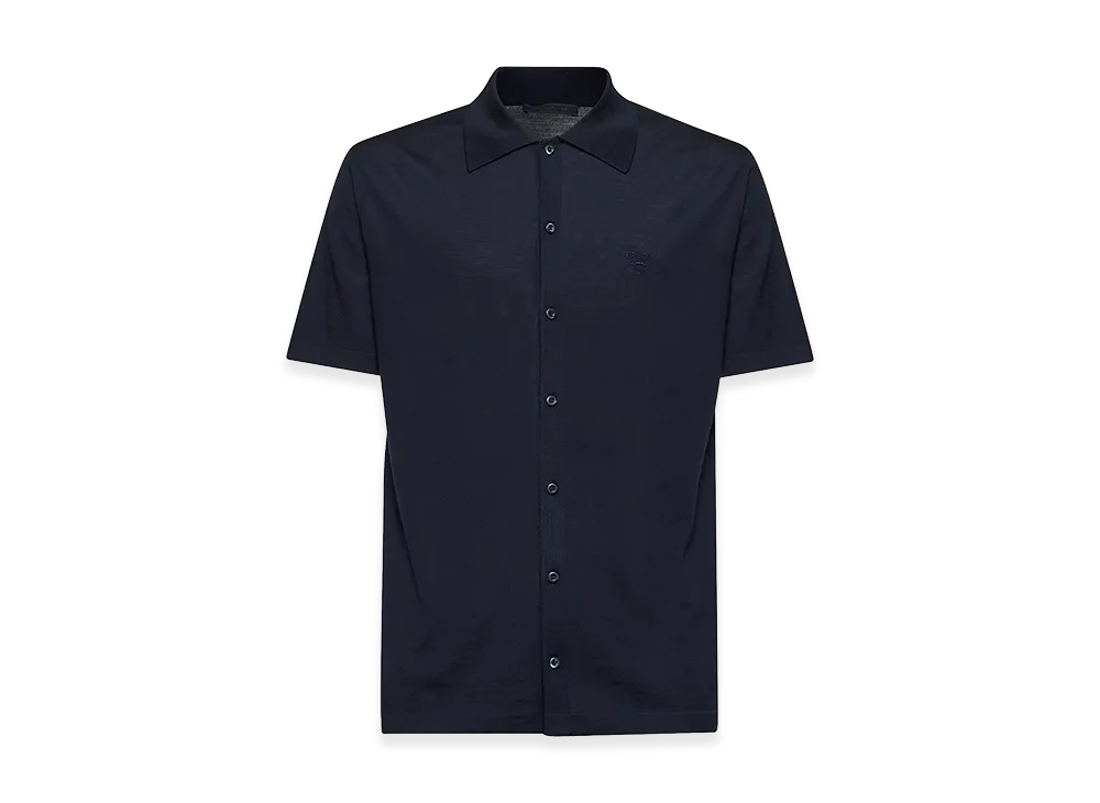 PRADA Short Sleeve Shirts "Dark Blue"