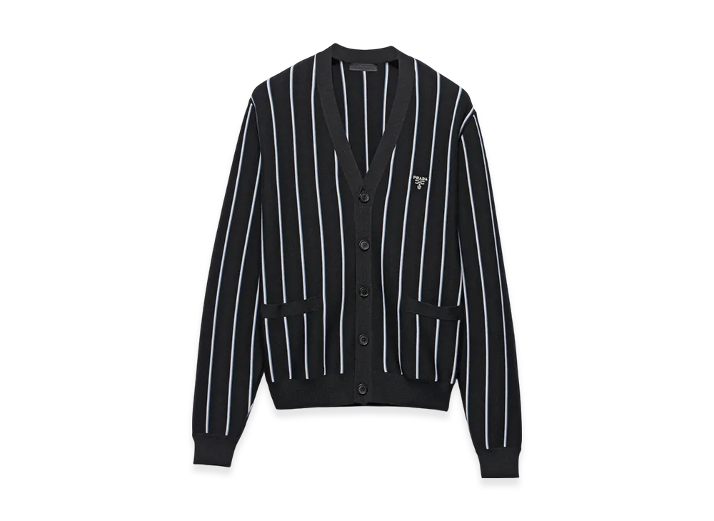 PRADA Wool Cardigan "Black"