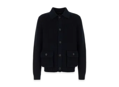 PRADA Wool Cardigan "Blue"