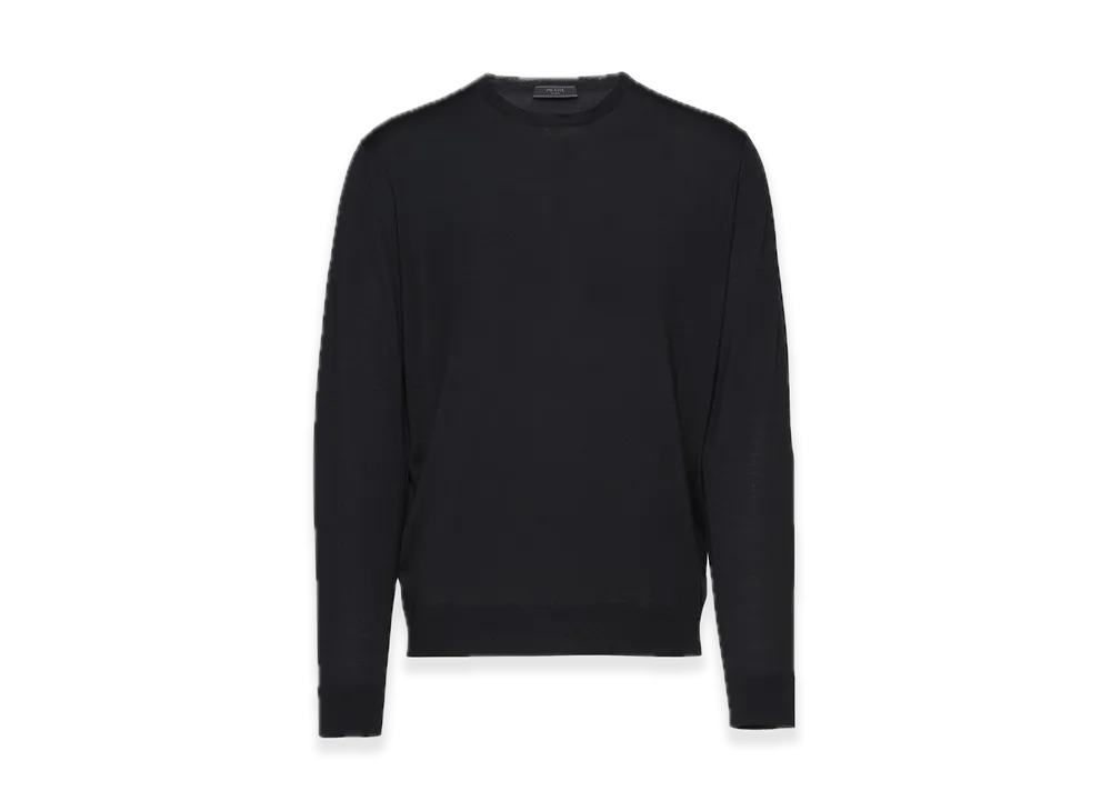 PRADA Worsted Wool Sweater "Black"