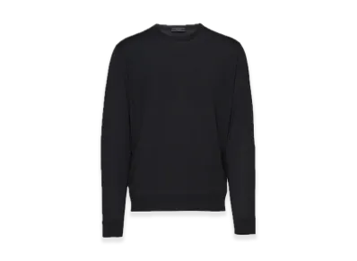 PRADA Worsted Wool Sweater "Black"