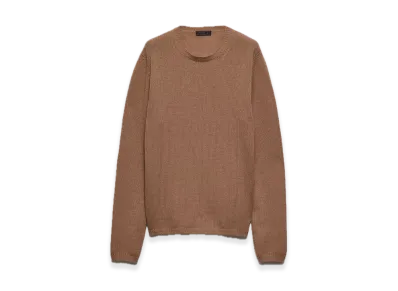 PRADA Cashmere Crewneck Sweater "Beige"