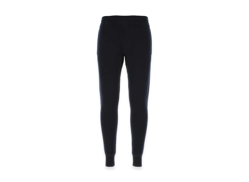 PRADA Stretch Cashmere Blend Joggers "Dark Blue"