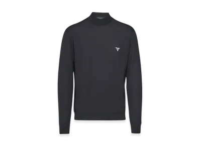 PRADA Superfine Wool Turtleneck Sweater "Black"