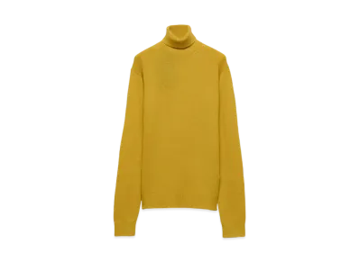 PRADA Men's Cashmere Turtleneck Sweater "Yellow"