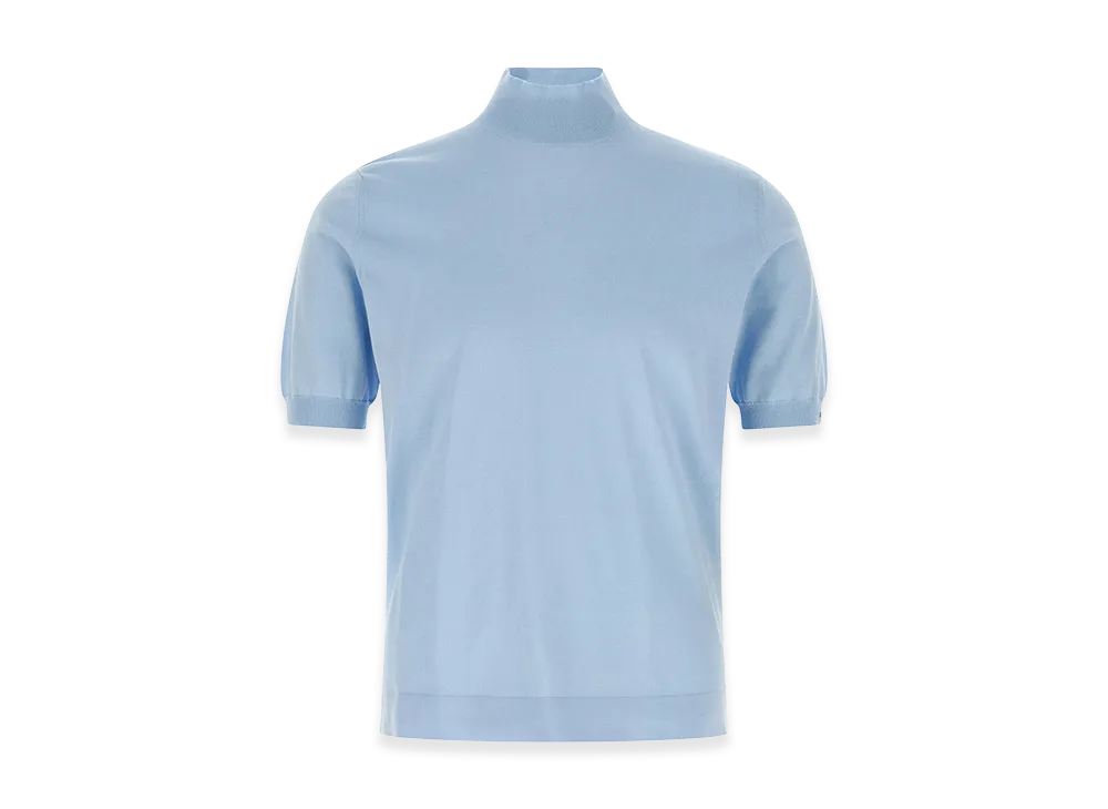 PRADA Intersio Logo Sweater "Light Blue"