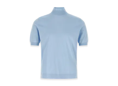 PRADA Intersio Logo Sweater "Light Blue"