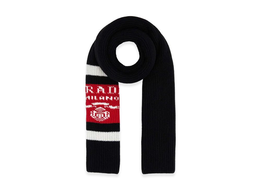 PRADA Cashmere Scarf "Black"