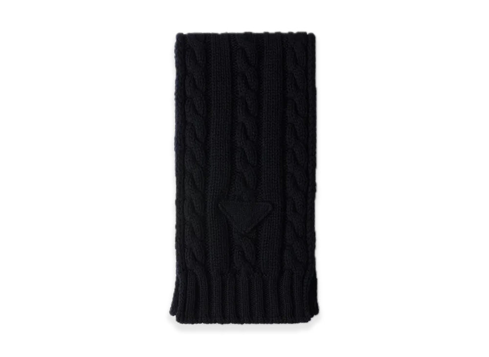 PRADA Cashmere Scarf "Navy"