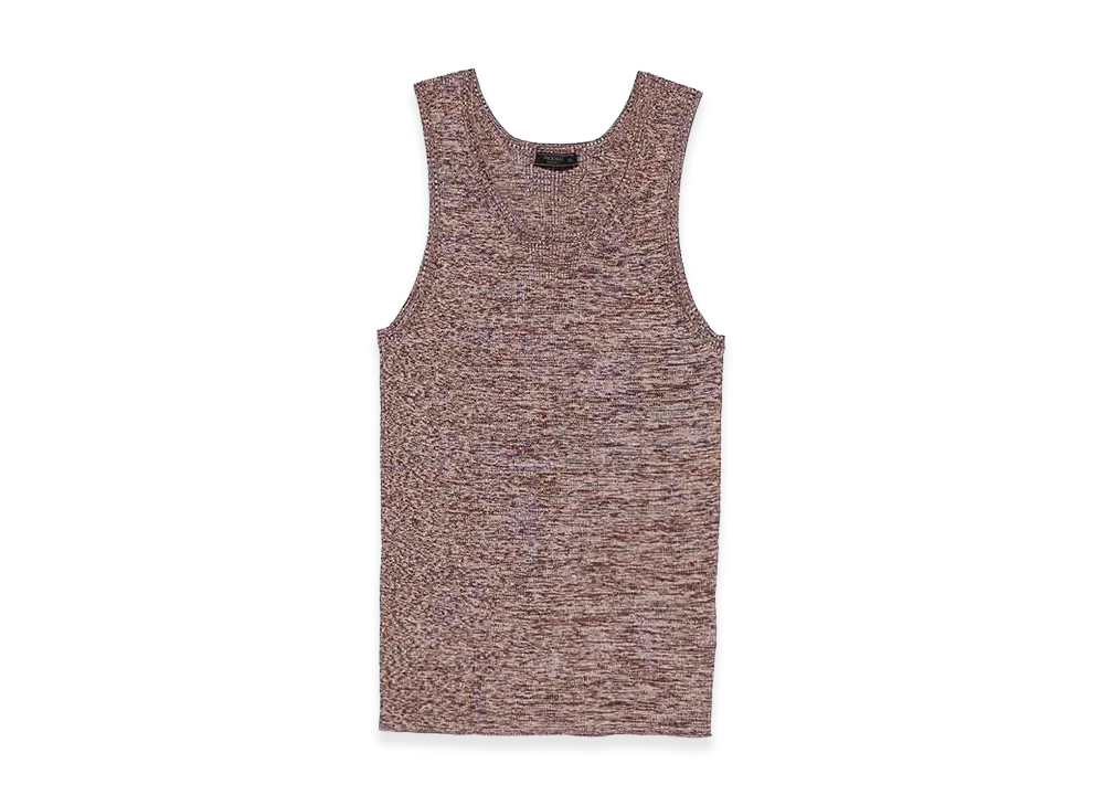 PRADA Cotton Tank Top "Light Beige"