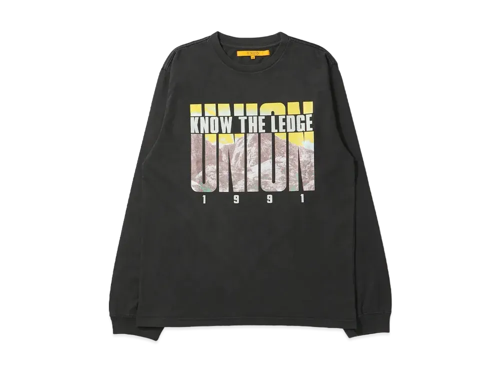 Union Elevation L/S Tee "Black"