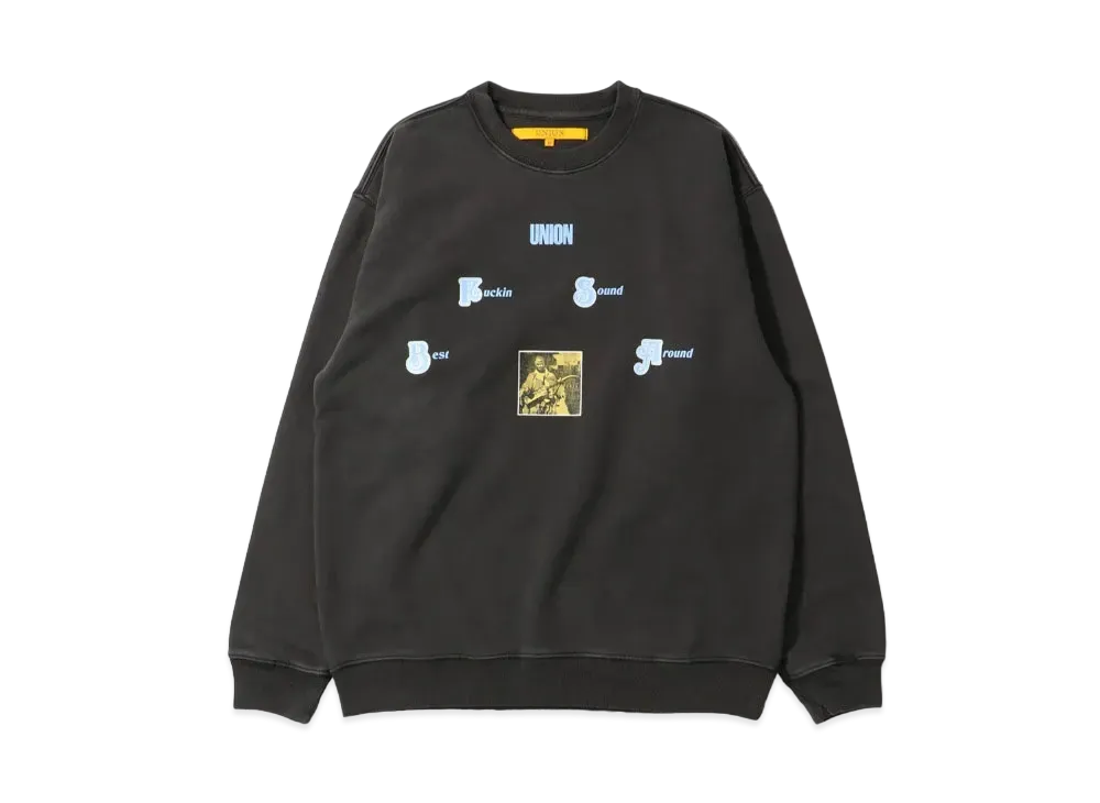 UNION Sound Crewneck "Vintage Black Pigment"