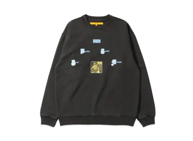 UNION Sound Crewneck "Vintage Black Pigment"