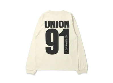 UNION 91 L/S Tee "Bone"