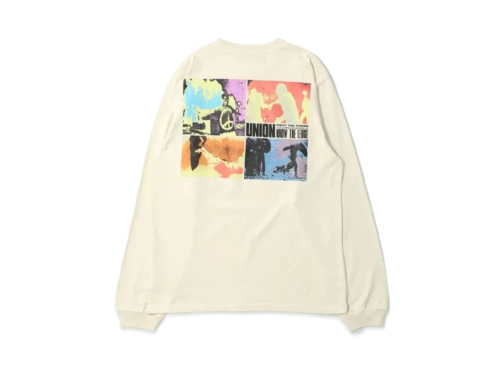 UNION Uprise L/S Tee "Bone Pigment"