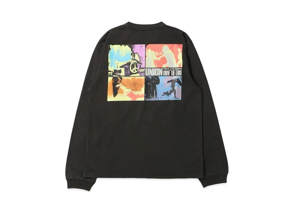 UNION Uprise L/S Tee "Vintage Black Pigment"
