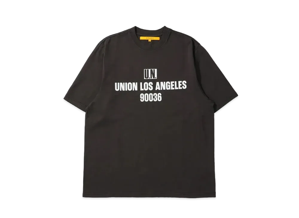 UNION Code Tee "Vintage Black"