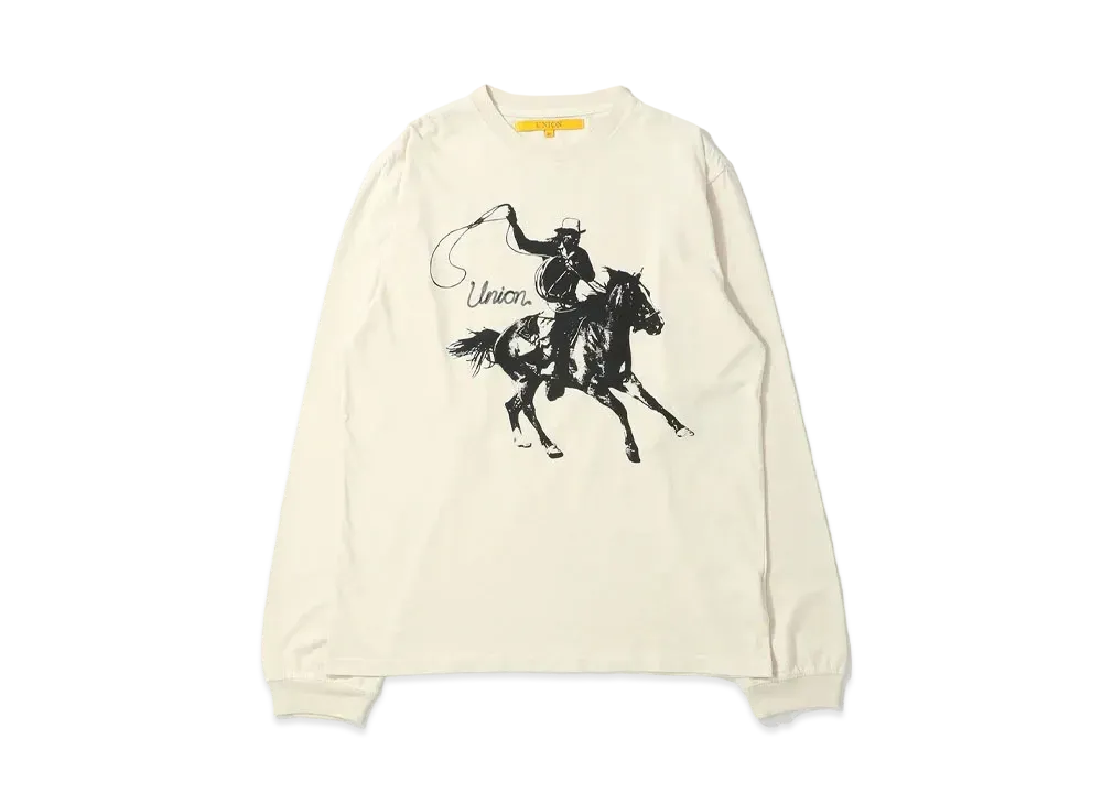 UNION Soldier L/S Tee "Bone Pigment"