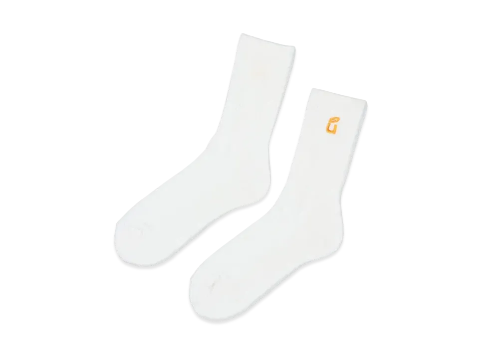 UNION U-LO Crew Socks "White"