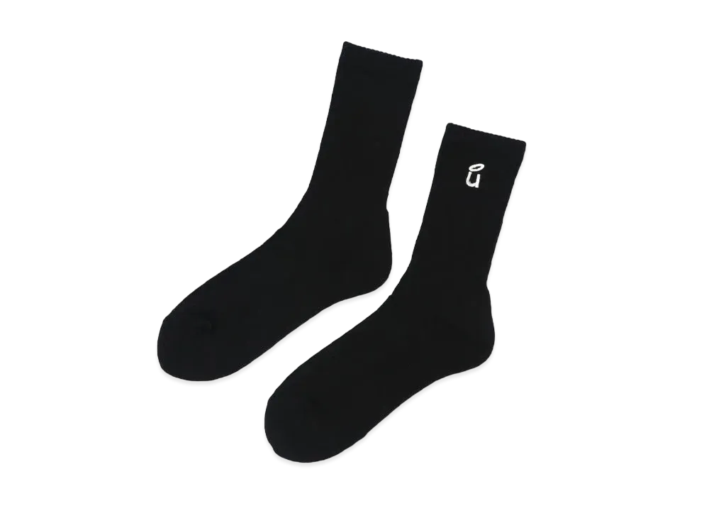 UNION U-LO Crew Socks "Black"