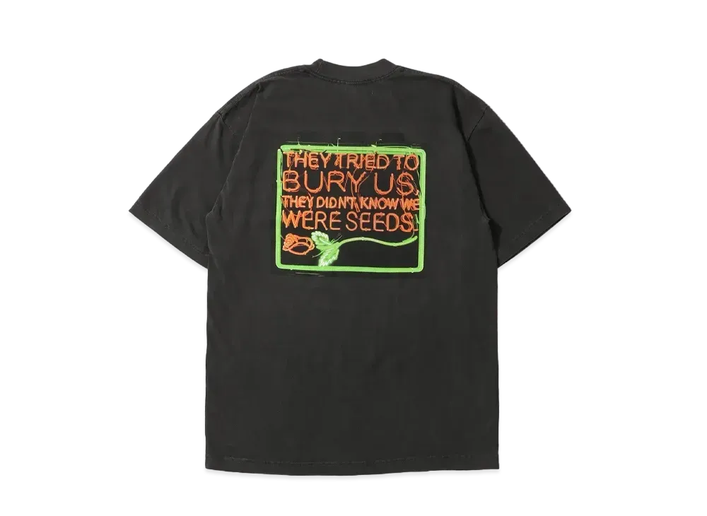 UNION x THE BROAD x PATRICK MARTINEZ Seeds Tee "Faded Black"