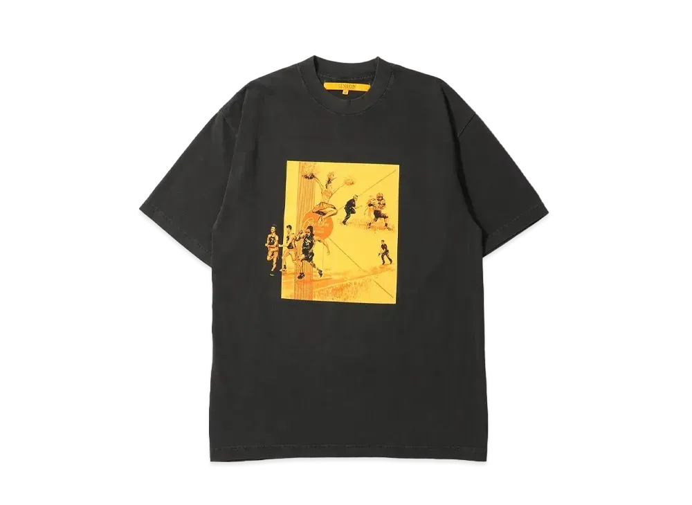 UNION x THE BROAD x PATRICK MARTINEZ Pee Chee Tee "Faded Black"