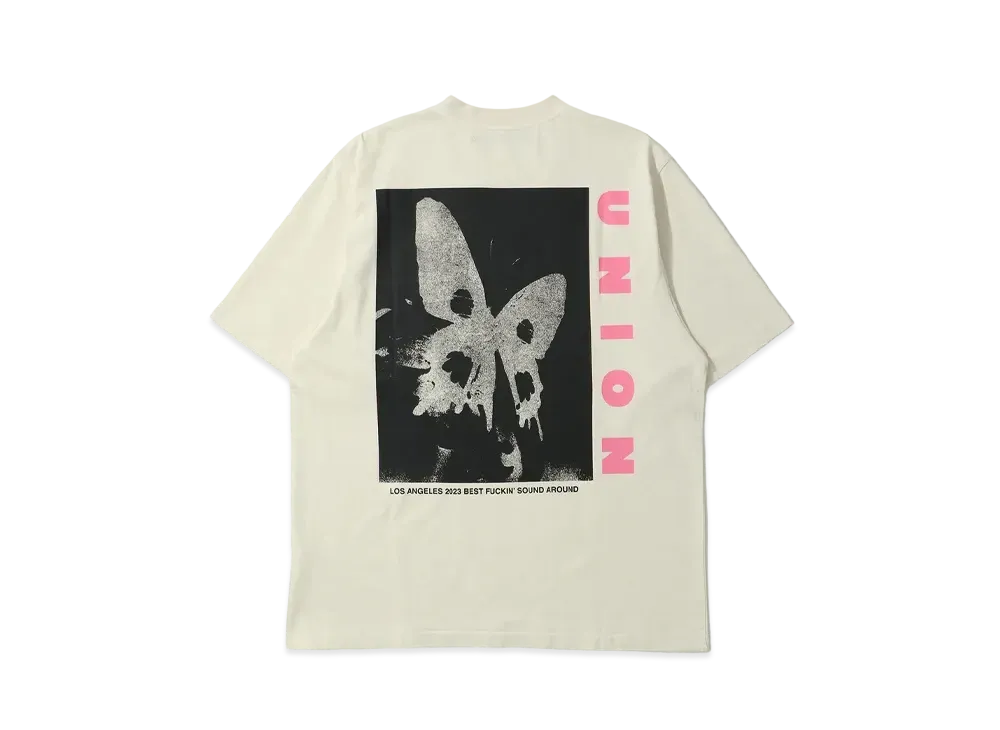 UNION Butterfly Tee "Bone Pigment"