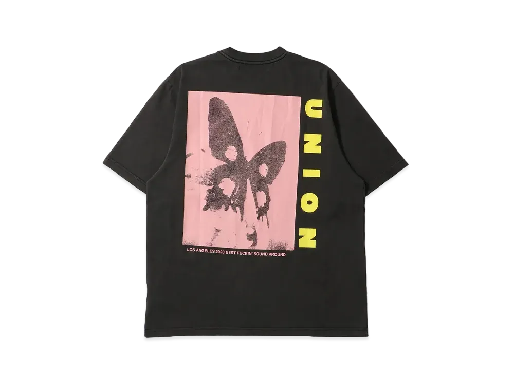 UNION Butterfly Tee "Vintage Black"