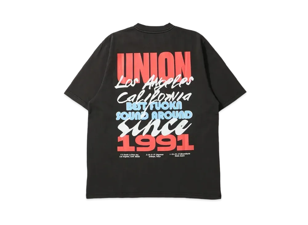 UNION Contrast Tee "Vintage Black"