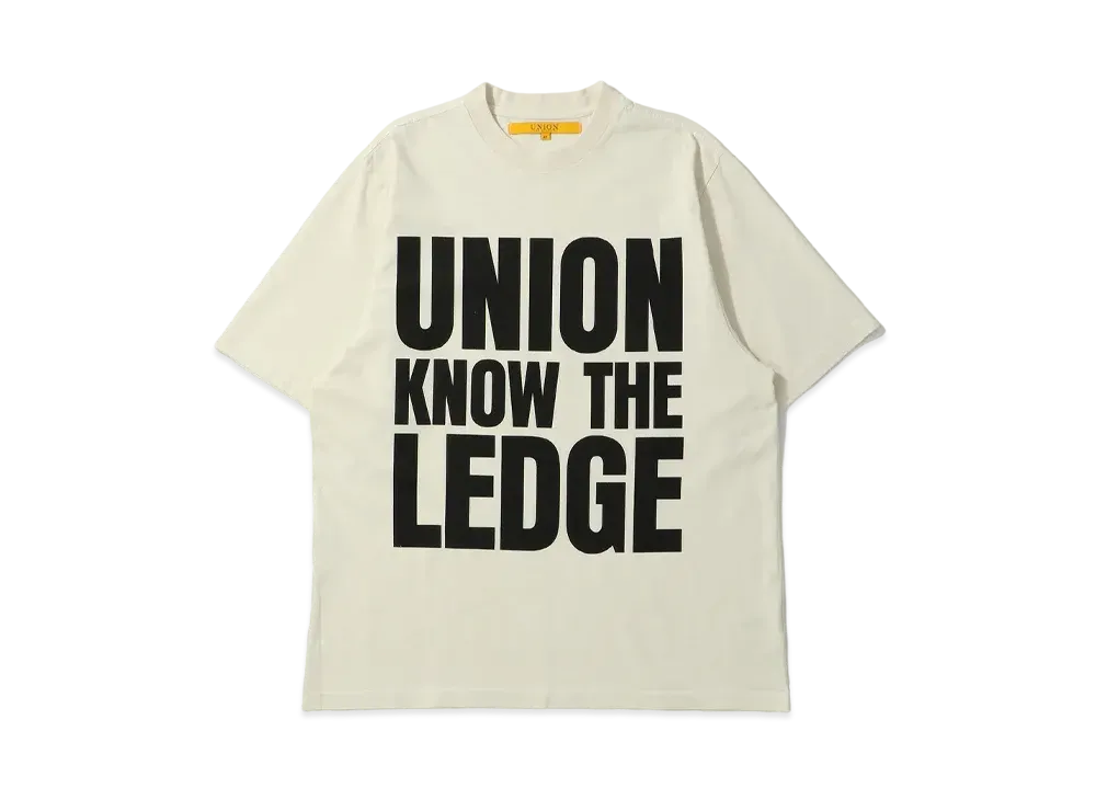 UNION Statement Tee "Bone Pigment"