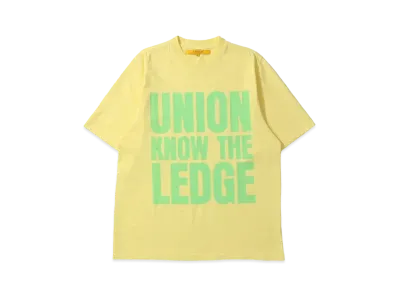 UNION Statement Tee "Pale Yellow Pigment"