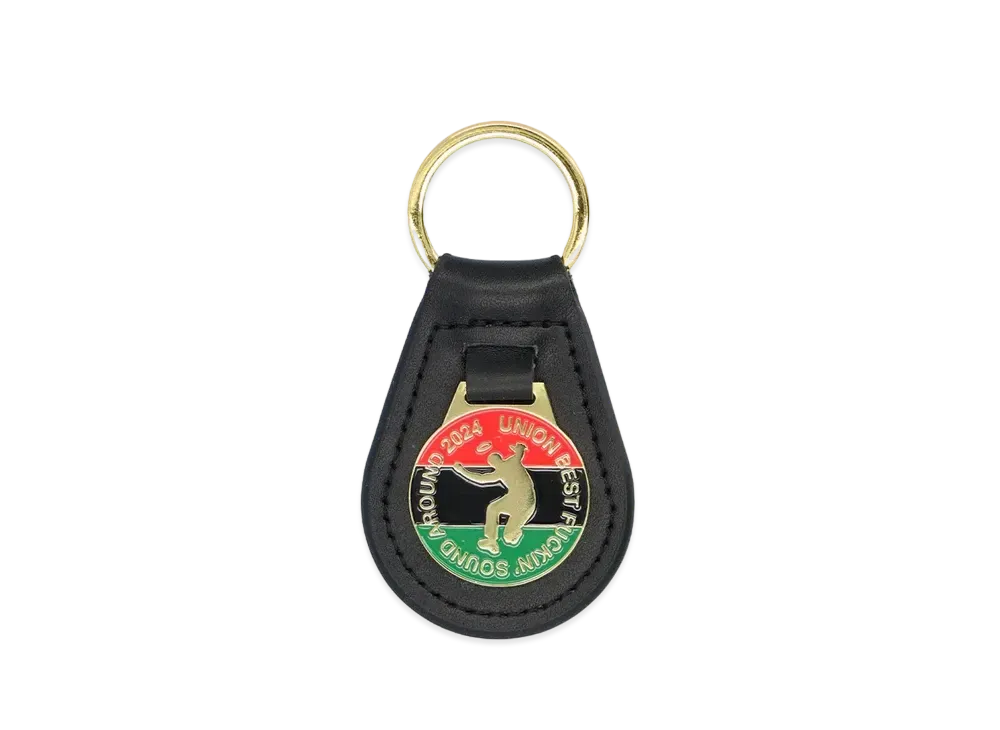 UNION Leather Keychain "Black"