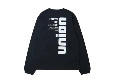 UNION VERT LS Tee "Black"