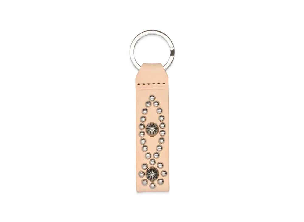 UNION Studded Key Fob "Tan"