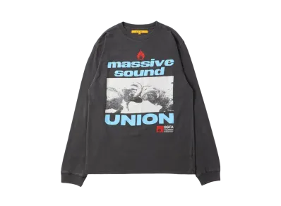 UNION Massive Sound LS Tee "Vintage Black Pigment"