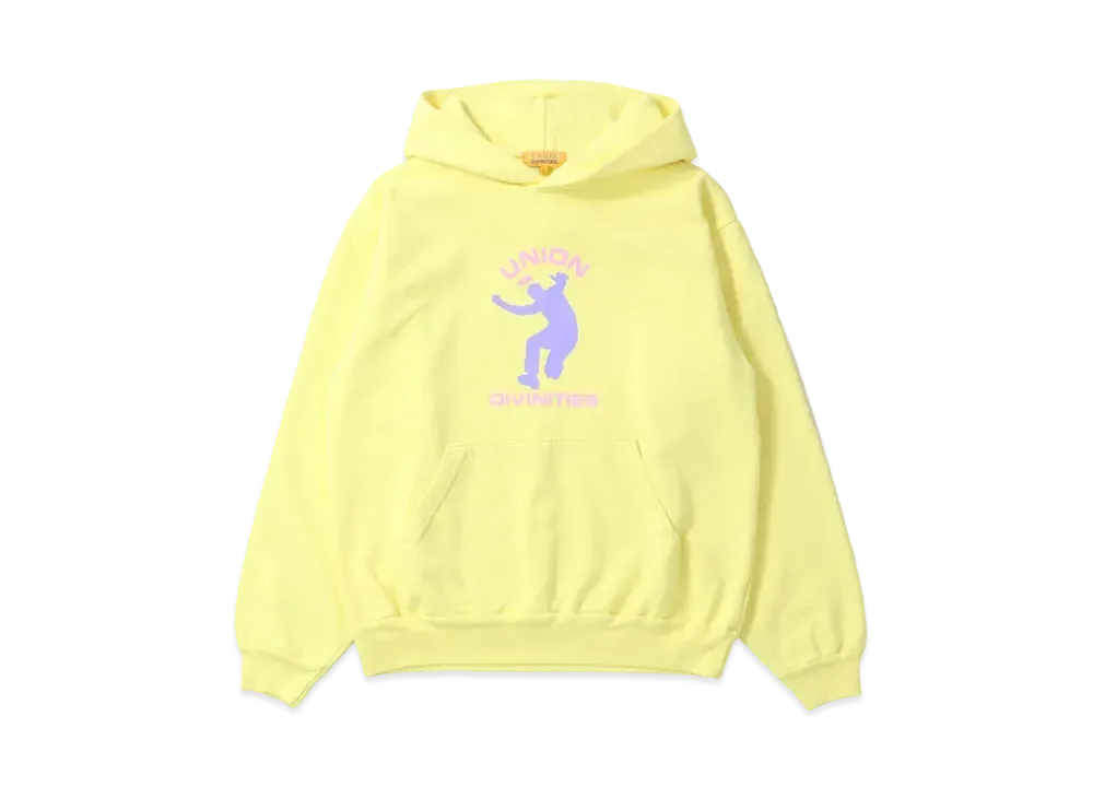 UNION x DIVINITIES Hooded Sweatshirt "Yellow"