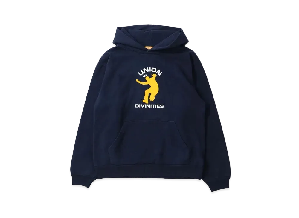 UNION x DIVINITIES Hooded Sweatshirt "Navy"