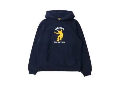 UNION x DIVINITIES Hooded Sweatshirt "Navy"