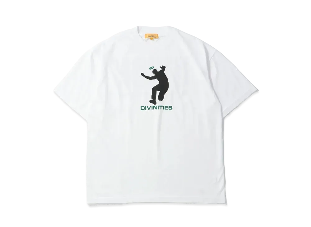UNION x DIVINITIES Frontman Logo Tee "White"