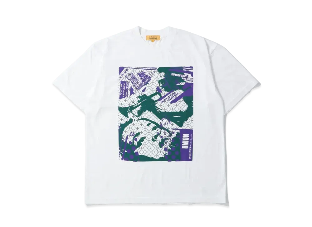 UNION x DIVINITIES Sound Tee "White"