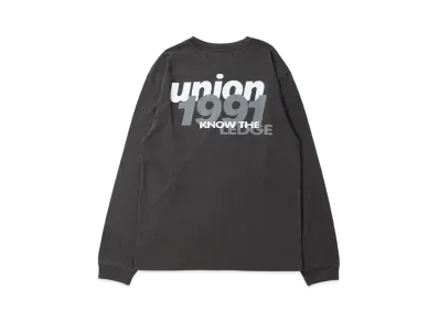 UNION Underground L/S Tee "Vintage Black"
