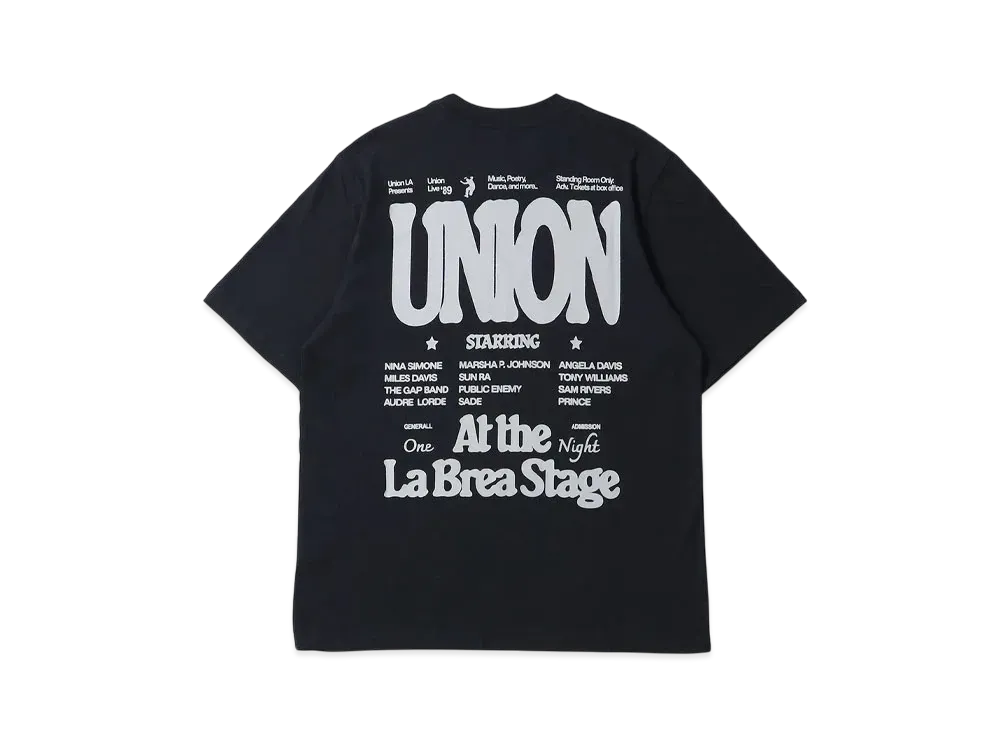 UNION The Stage Tee "Black"