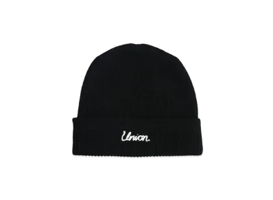 UNION Script Watch Cap "Caviar"