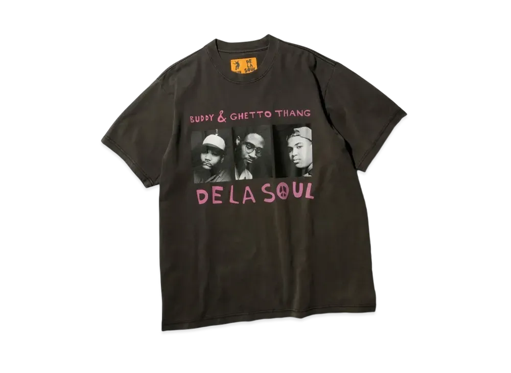 UNION x DE LA SOUL Buddy Tee "Vintage Black"
