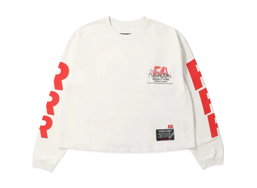 UNION Fa.Co Ls Tee Optic "White/Red"