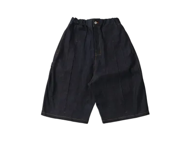 UNION Box Pleat Short "Raw Denim"